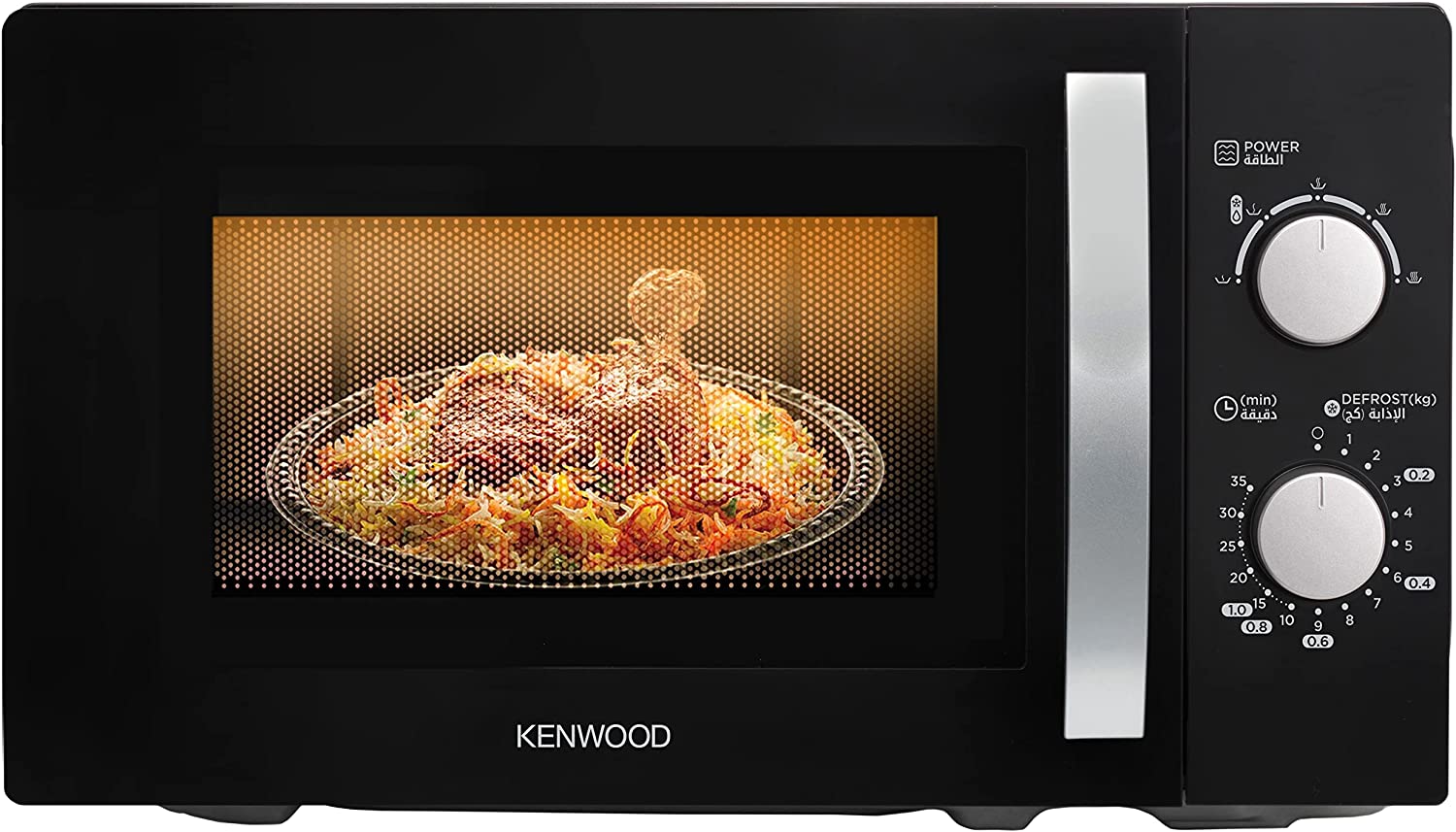 KENWOOD 20L MICROWAVE OVEN WITH DEFROST FUNCTION, 700W, WHITE - MWM20.000WH KENWOOD 20L MICROWAVE OVEN WITH DEFROST FUNCTION, 700W, WHITE - MWM20.000WH